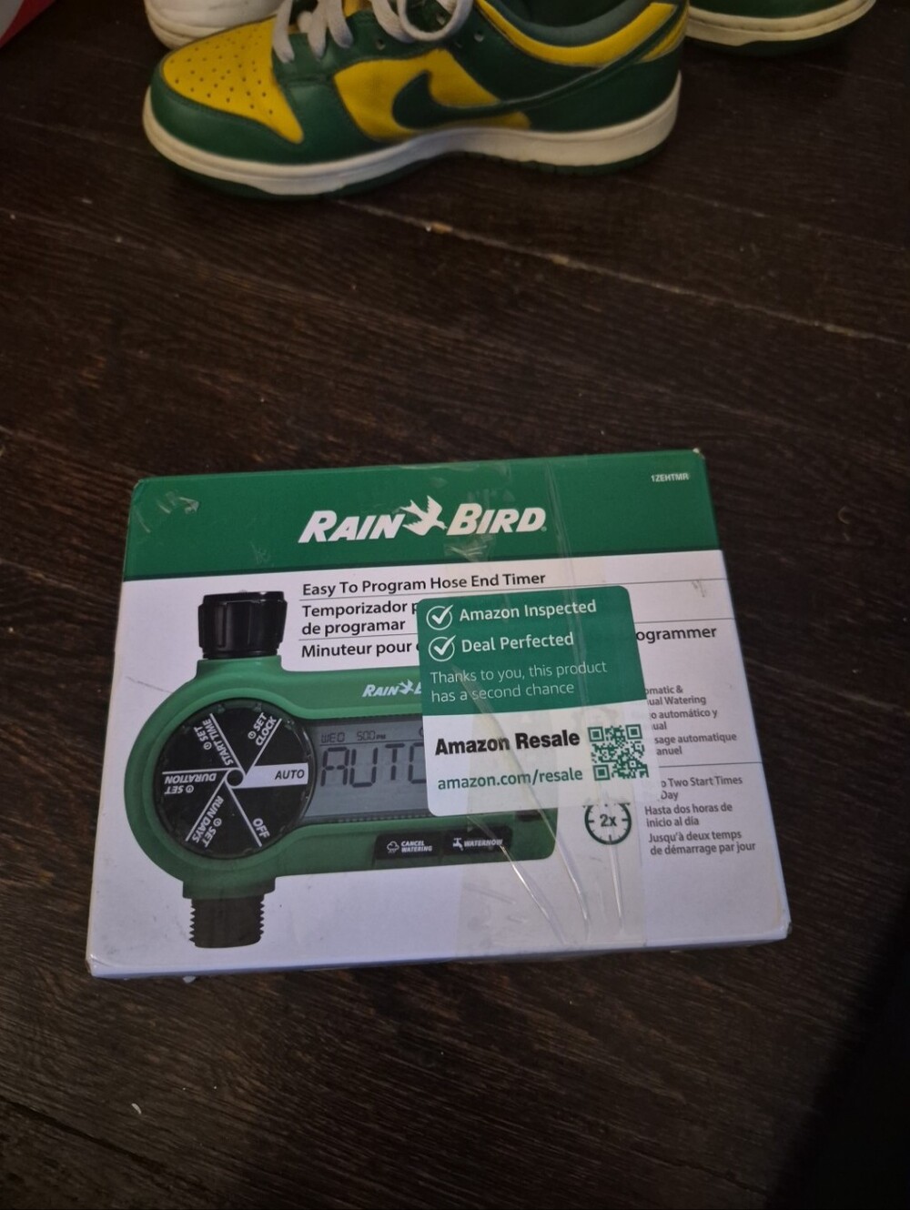 Rain Bird 1 Output Port Adjustable Digital hose end timer - Open Box.